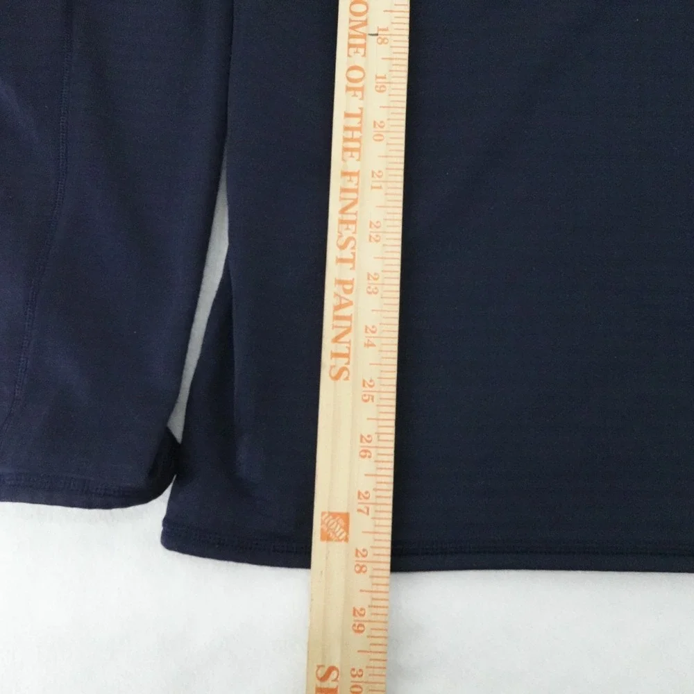 Patagonia R1 Pullover Mens Large Navy Blue Polartec Grid Fleece Quarter Zip